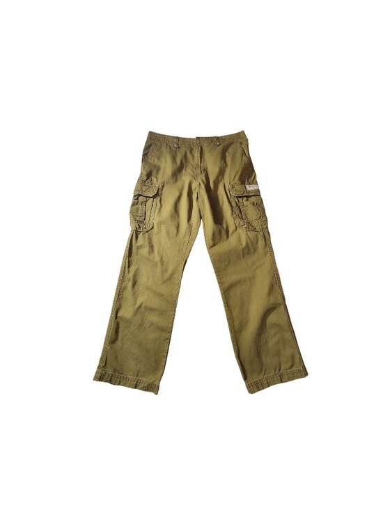 UNIONBAY Other - Unionbay Mens Khaki Cargo Pants Size 36x32 Cotton Relaxed Fit Multi-Pocket